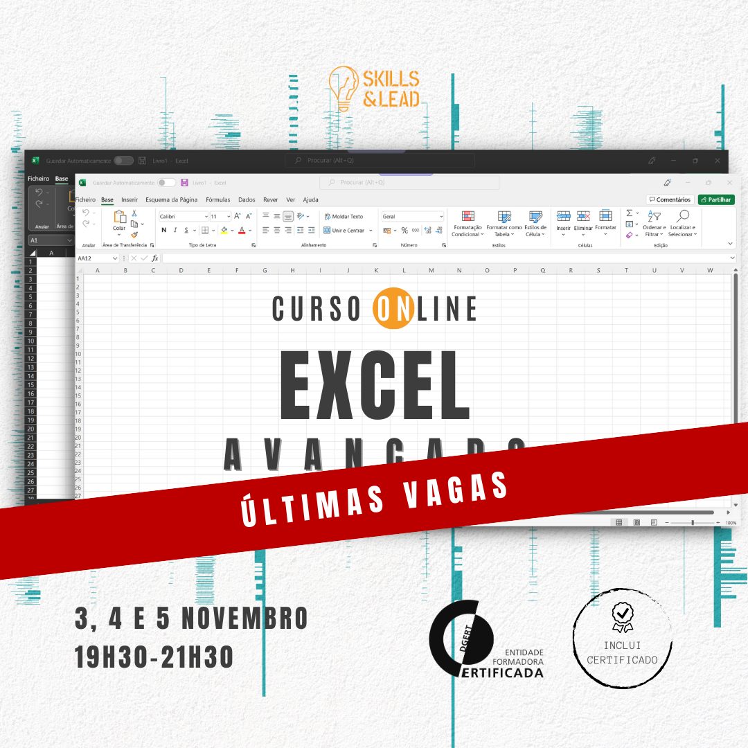 Curso de Excel Avançado - últimas vagas
