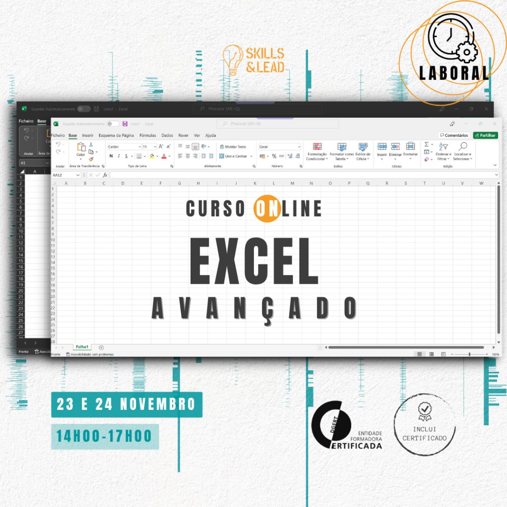 Curso de Excel Avançado Horário Laboral