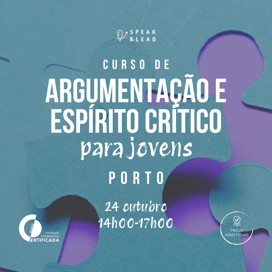 Curso de Argumentação e Espírito Crítico para Jovens no Porto
